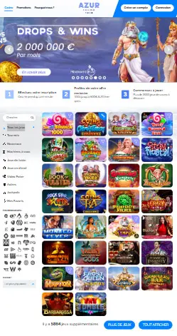 l'application et interface BIT CASINO