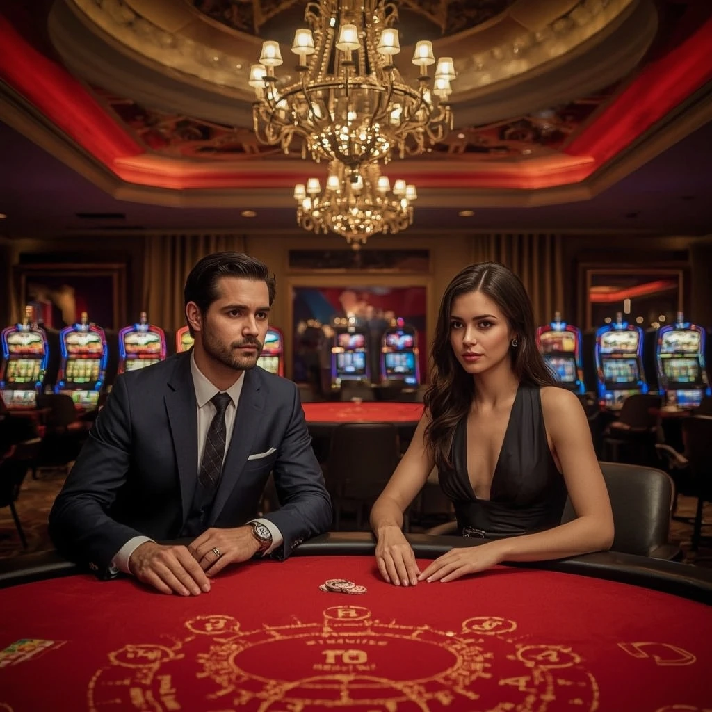 Deux joueurs de poker au Bit Casino